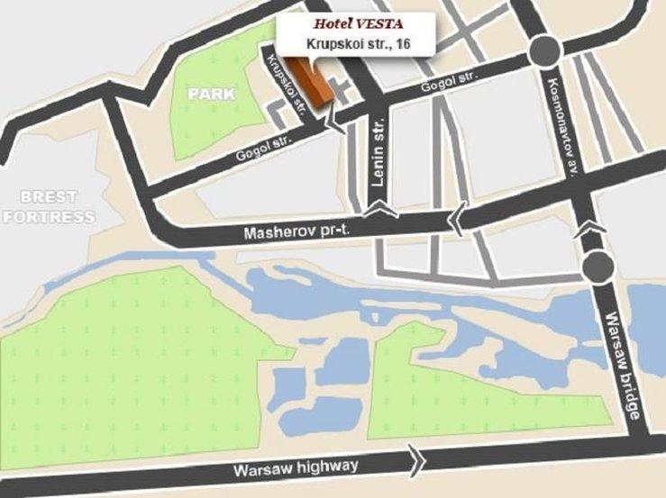Hotel Vesta Brest Bagian luar foto